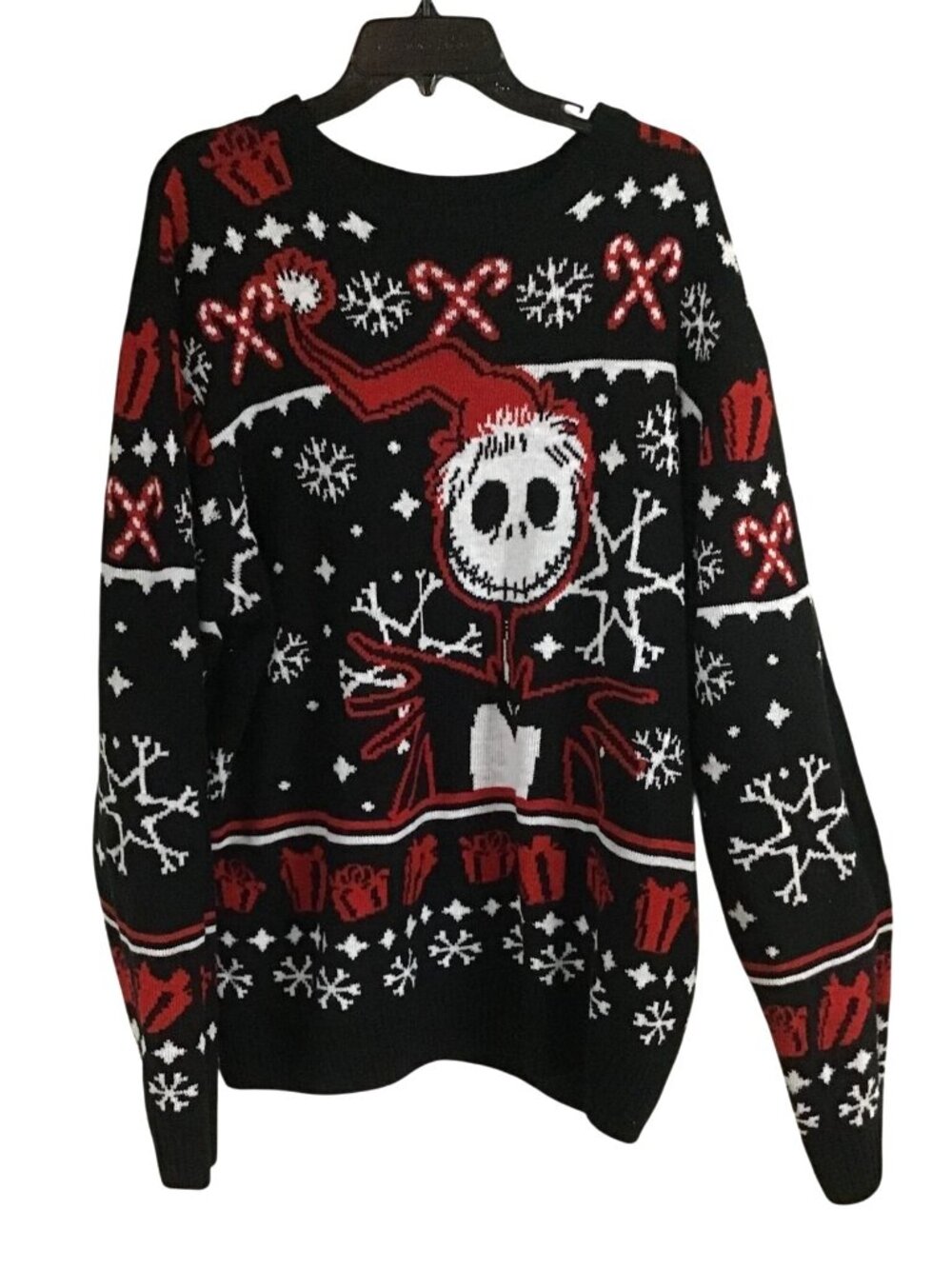 Disney Nightmare Before Christmas Jack Skellington 2XL Christmas Sweater